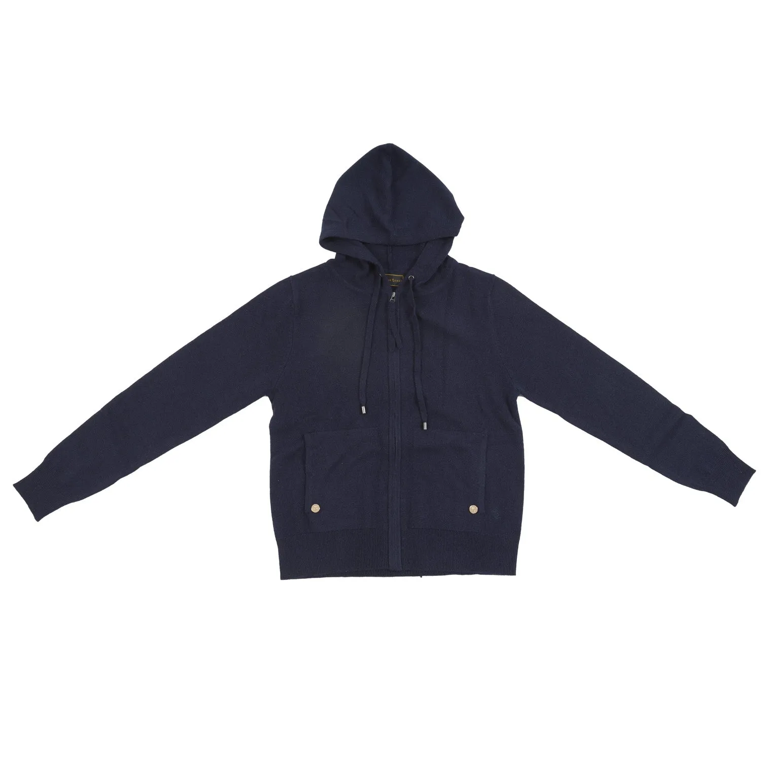 30% Cashmere Freya Hoodie Deep Sea