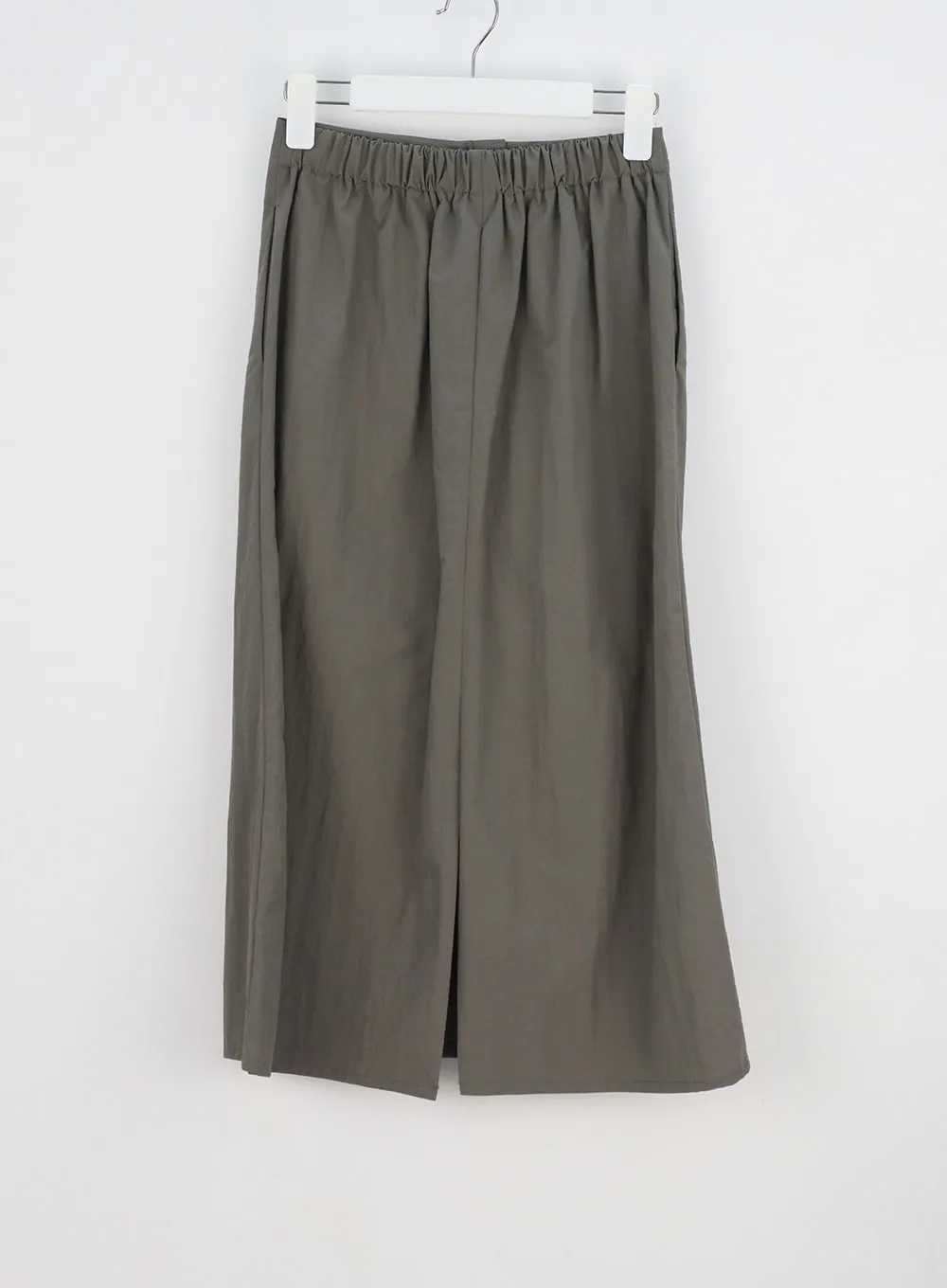 A-Line Nylon Maxi Skirt OY315