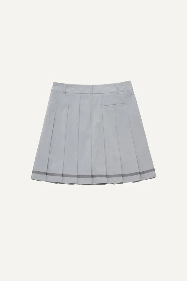 A-LINE PLEATS SKIRT