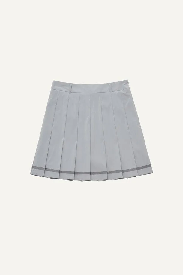 A-LINE PLEATS SKIRT