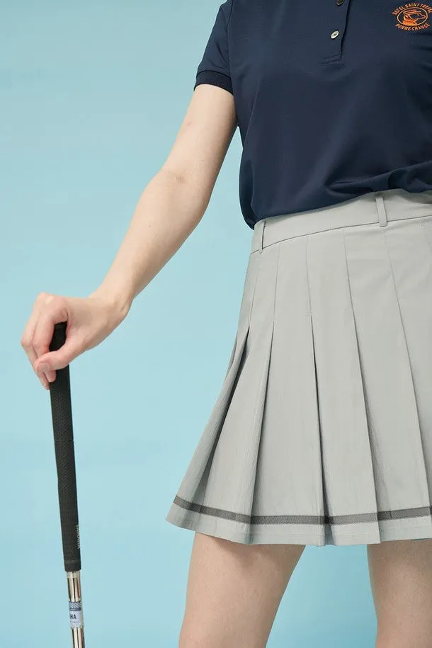 A-LINE PLEATS SKIRT