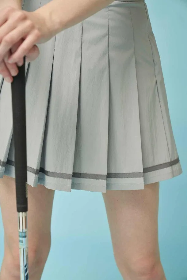 A-LINE PLEATS SKIRT