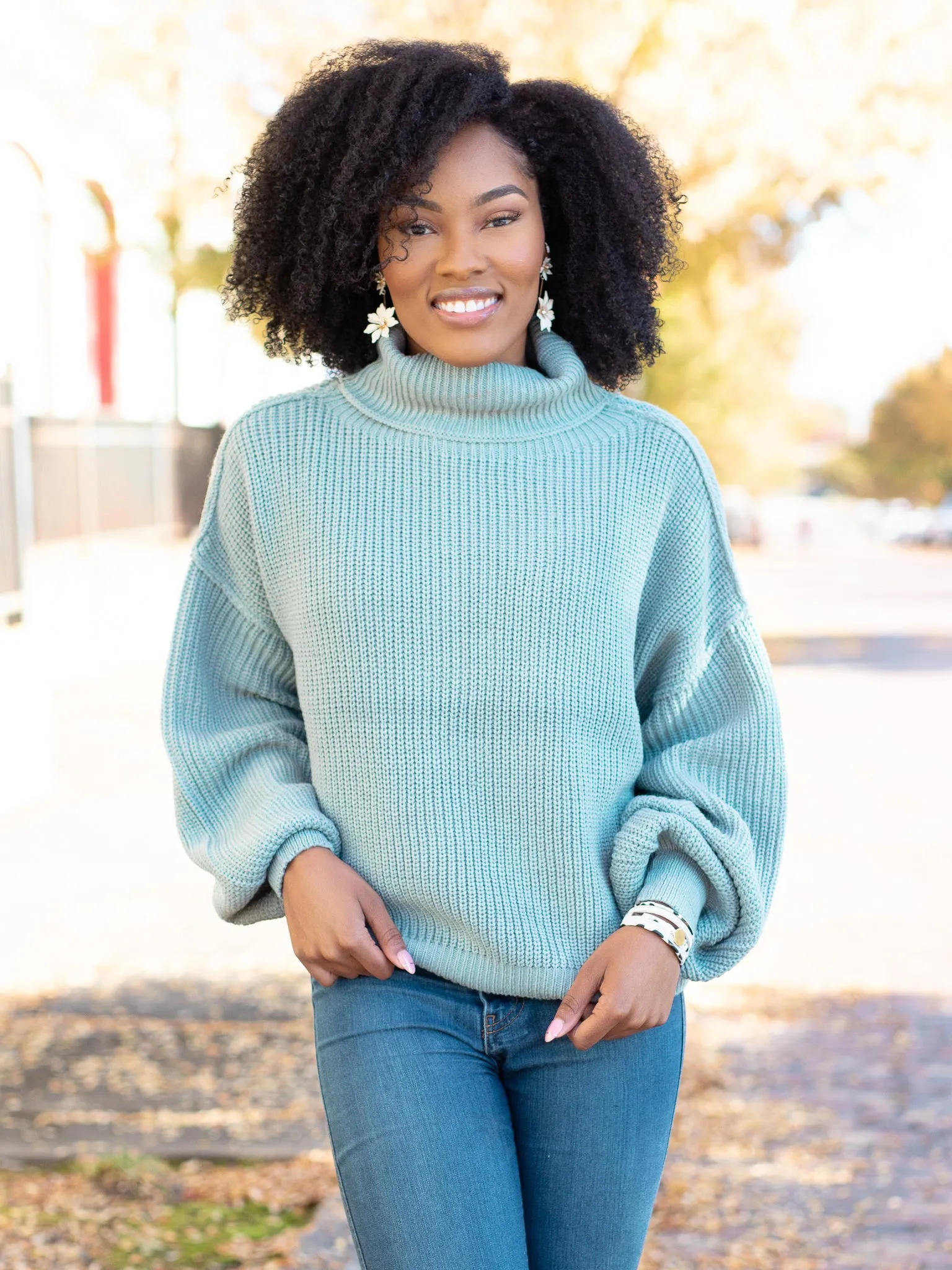 All American Girl Turtleneck Sweater