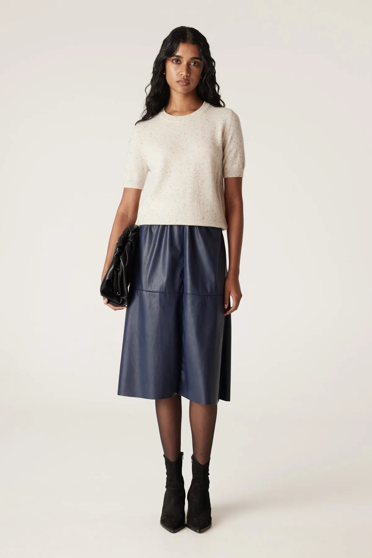 Arlo Vegan Skirt - Navy