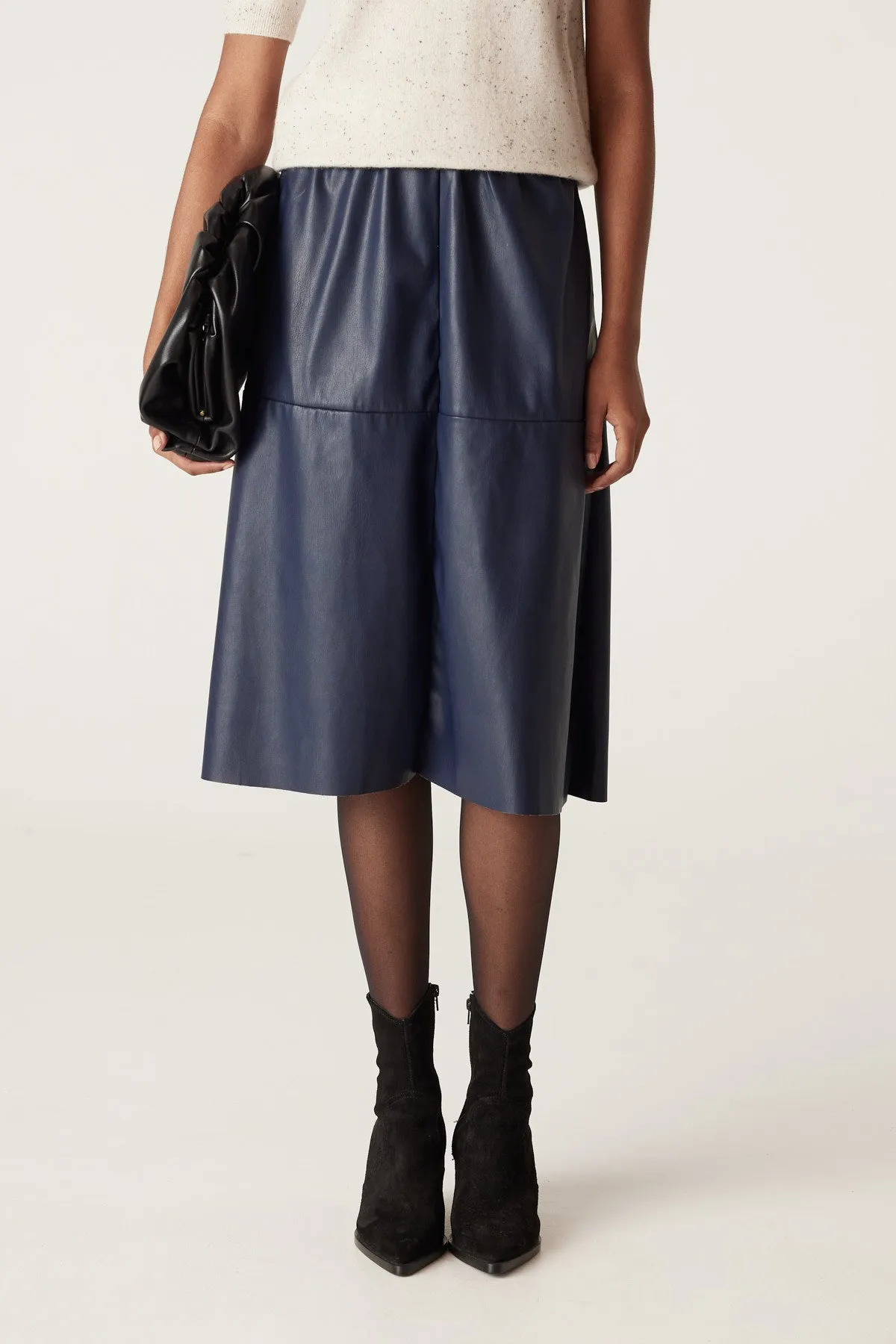 Arlo Vegan Skirt - Navy