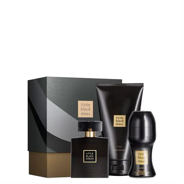 Avon Little Black Dress Perfume Gift Set / Box