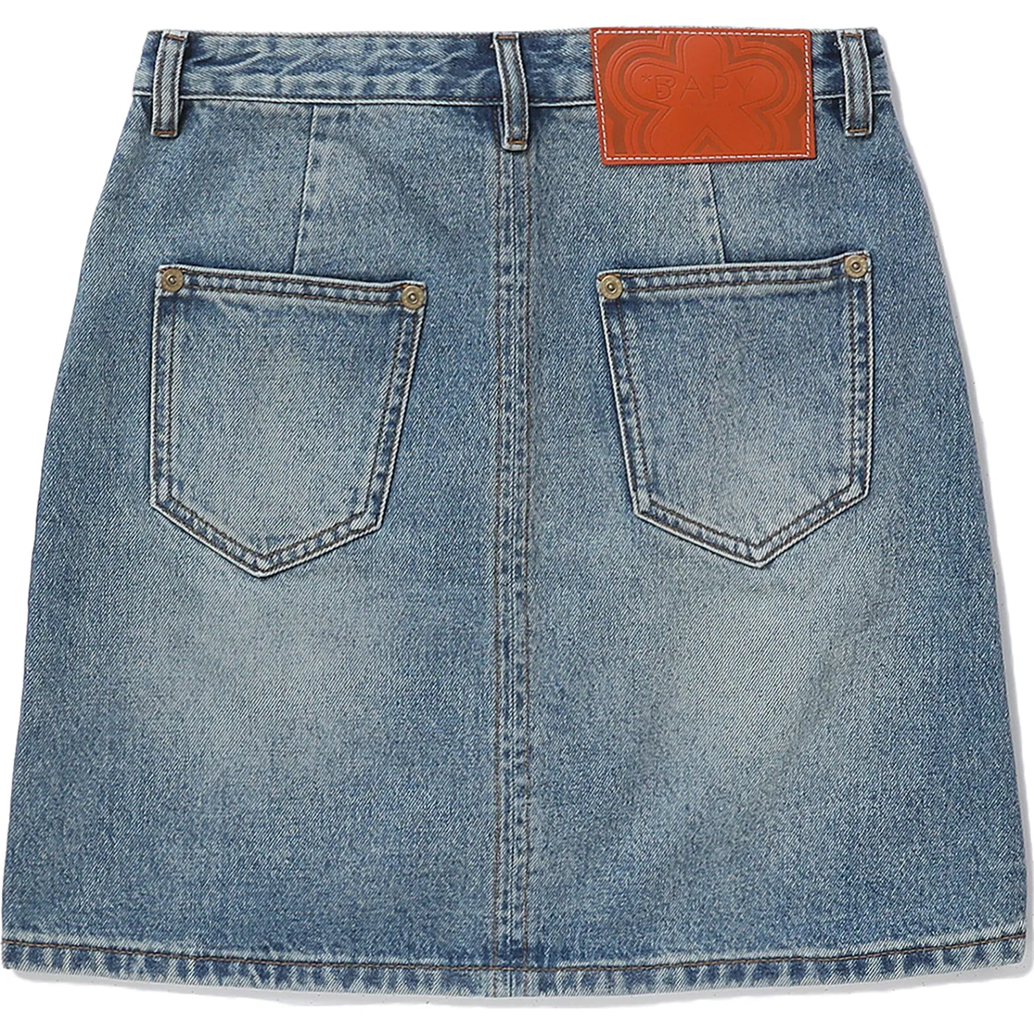 BAPY A-LINE DENIM SKIRT LADIES