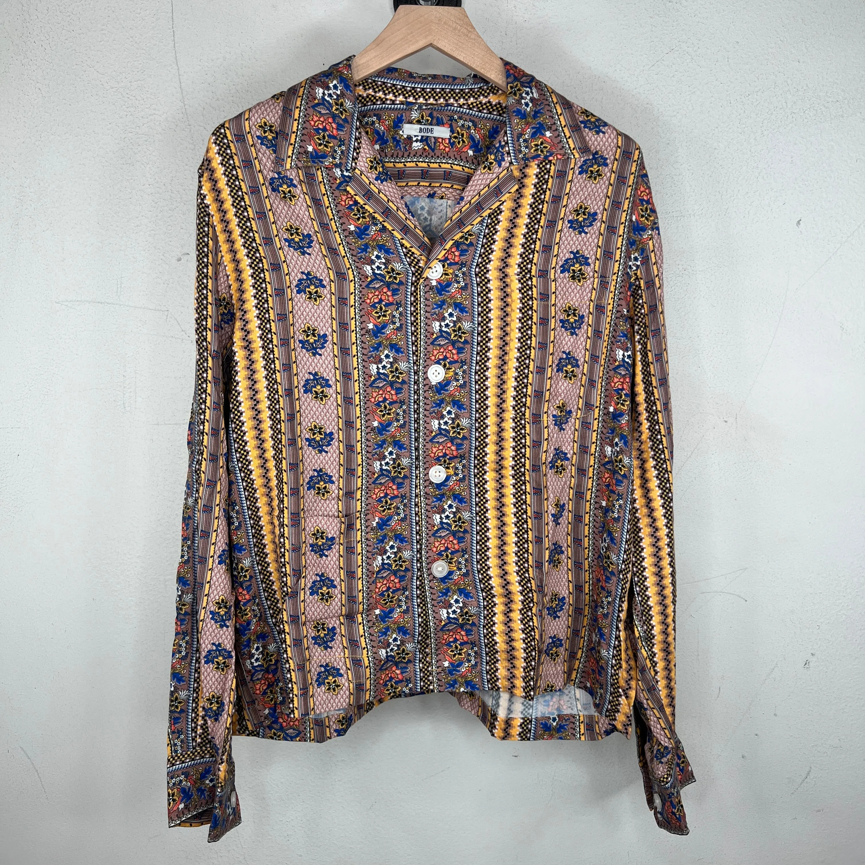 Bode Printed Silk Shirt