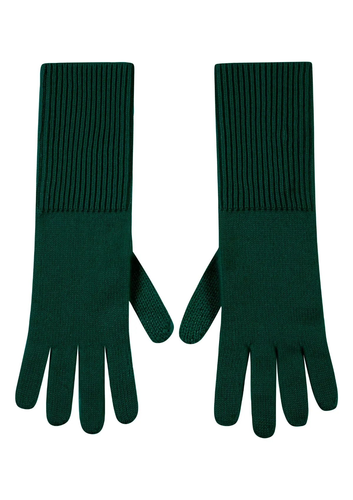 Cashmere Glove in Bottle Green