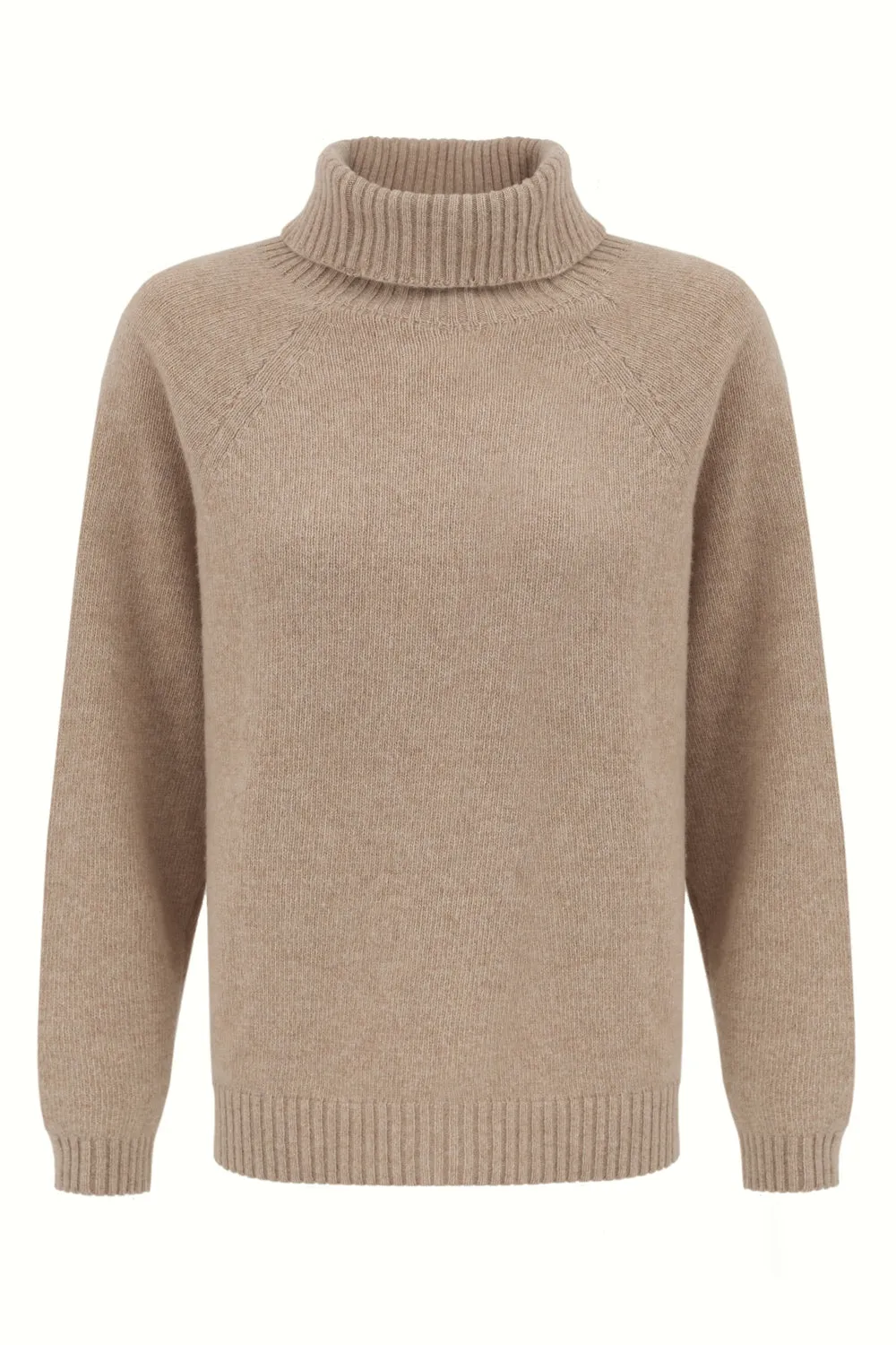 Cashmere Turtleneck Beige