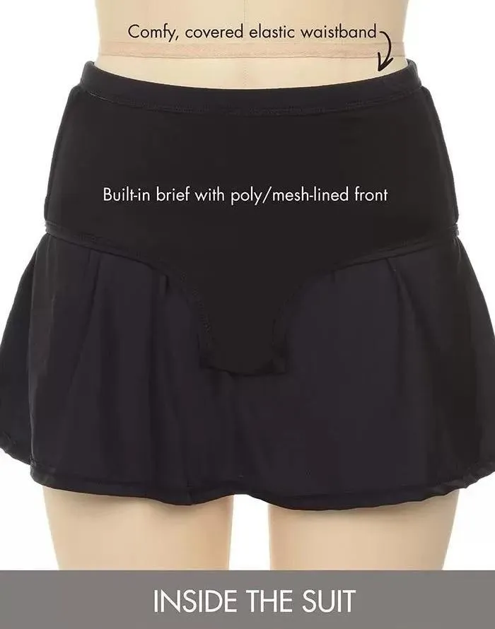 Chlorine Resistant A-Line Swim Skirt