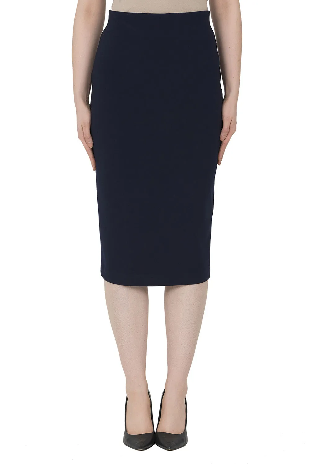 Classic Long Pencil Skirt 163083 in Black and Midnight Blue by Joseph Ribkoff