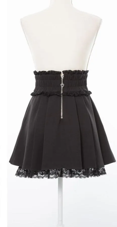 Dear My Love jirai kei heart stud skirt