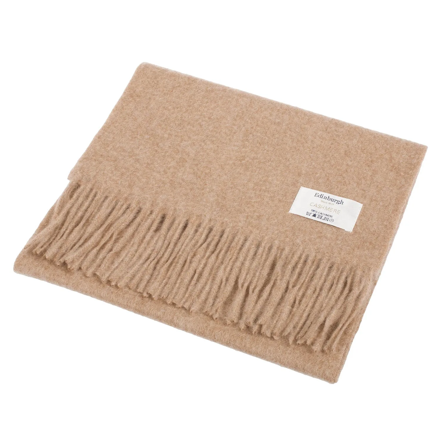 Edinburgh Cashmere Scarf  Natural