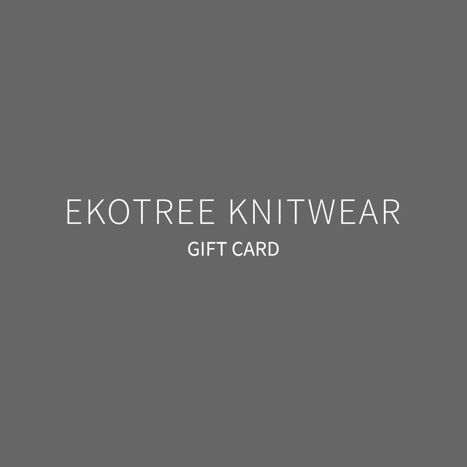 Ekotree Cashmere Gift Card