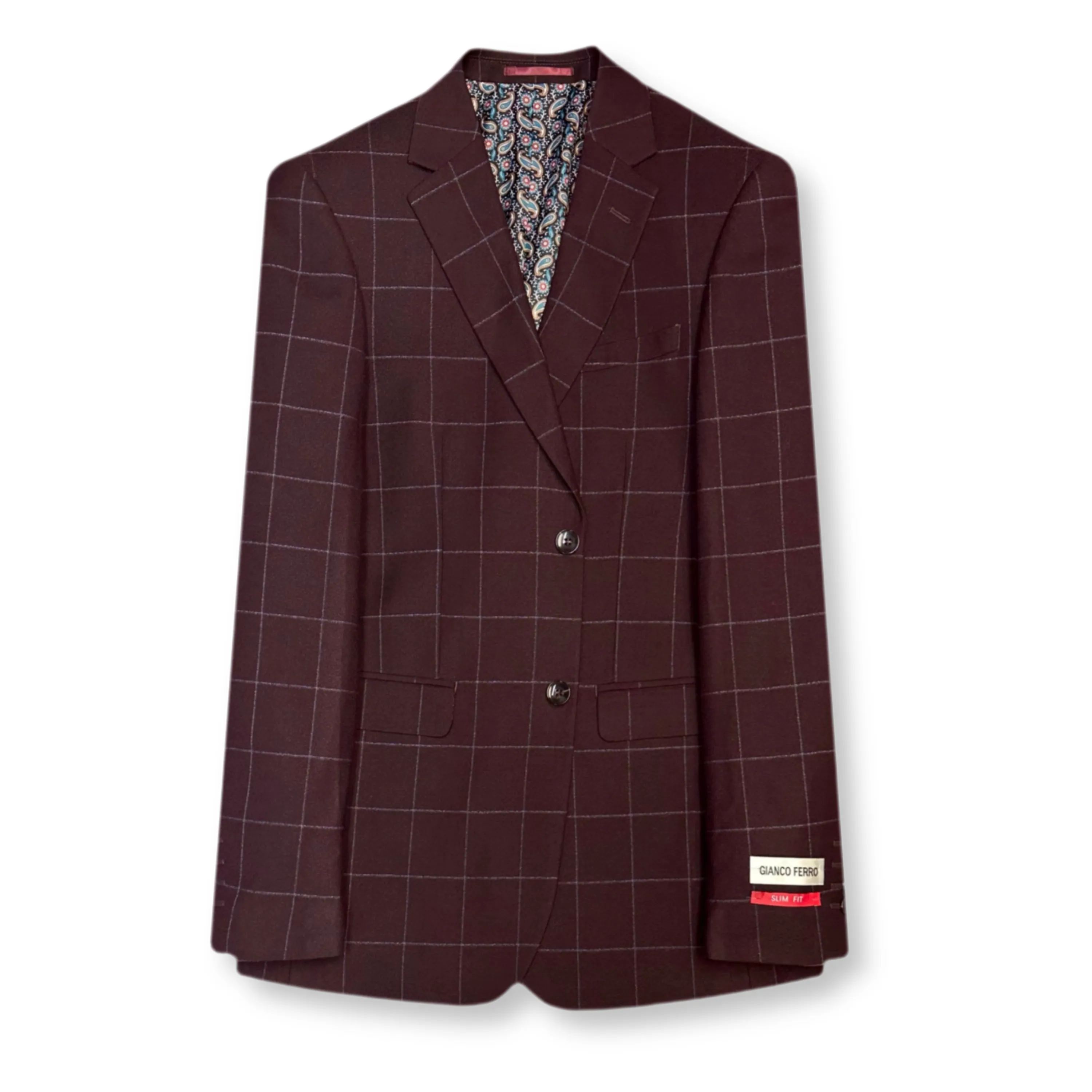 Gerard Slim Windowpane Suit