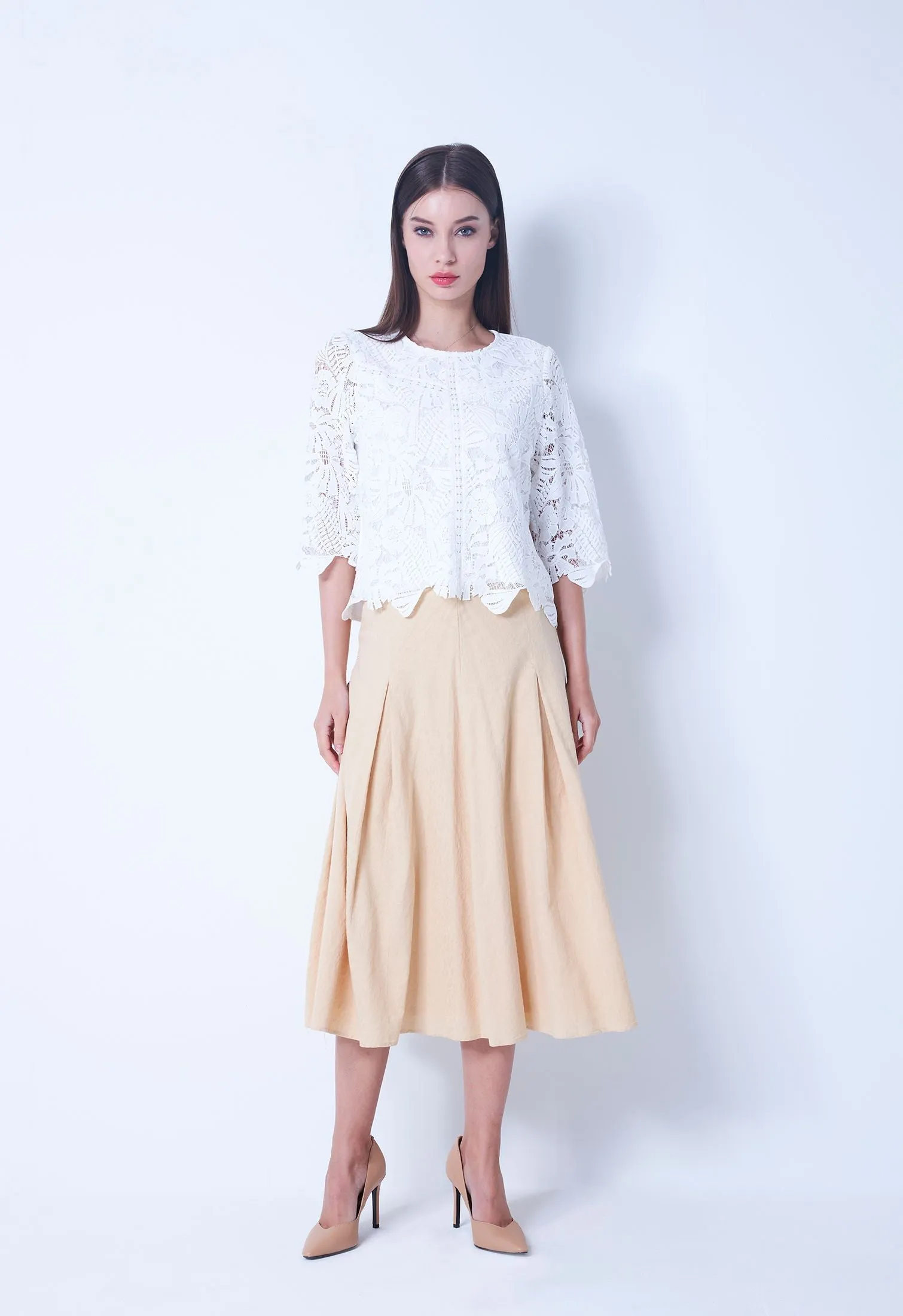 Guipure Lace Top