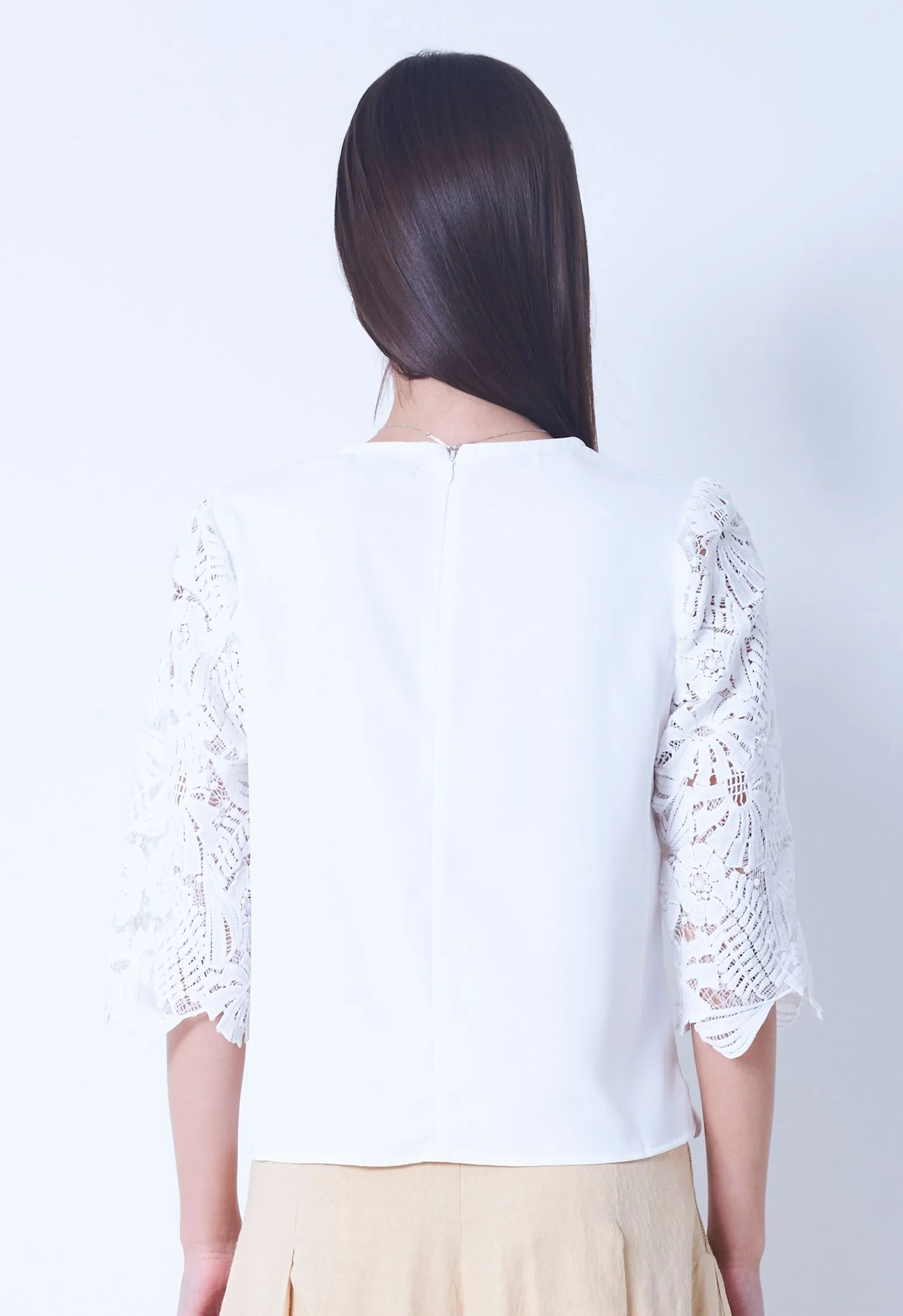 Guipure Lace Top