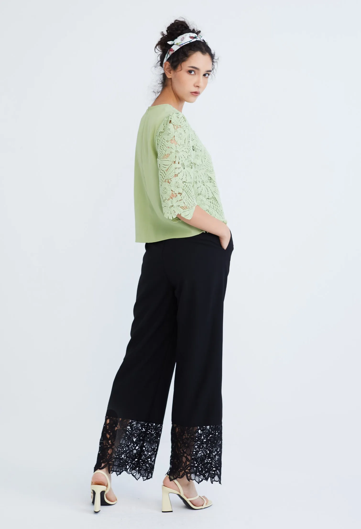 Guipure Lace Top