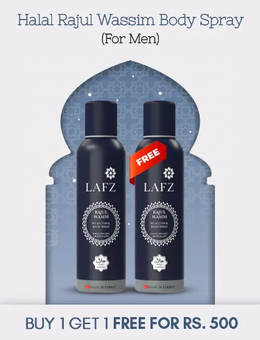 Halal Rajul Wassim Body Spray For Men (Buy 1 Get 1 Free)