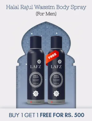 Halal Rajul Wassim Body Spray For Men (Buy 1 Get 1 Free)