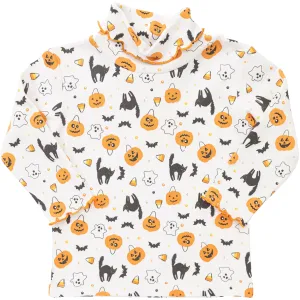 Halloween Print Turtleneck