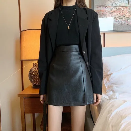 High Waist mini Skirt