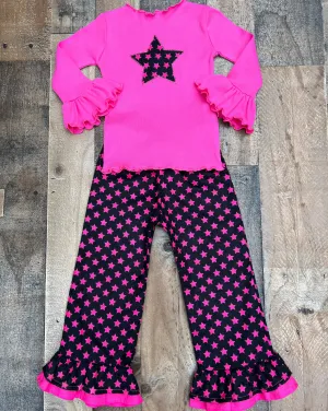 Hot Pink Stars Outfit