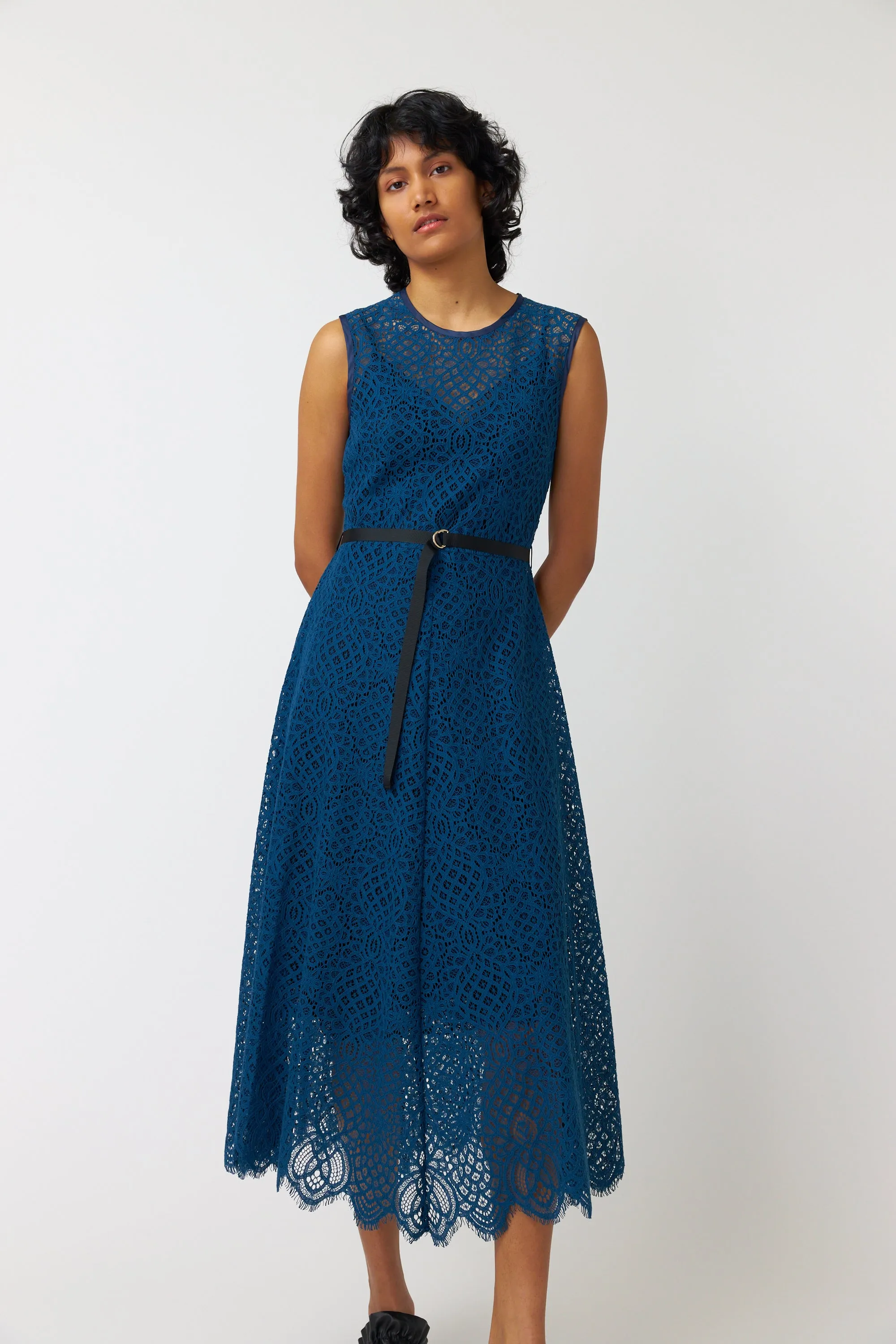 Kate Sylvester Pola Dress - Lace - Teal