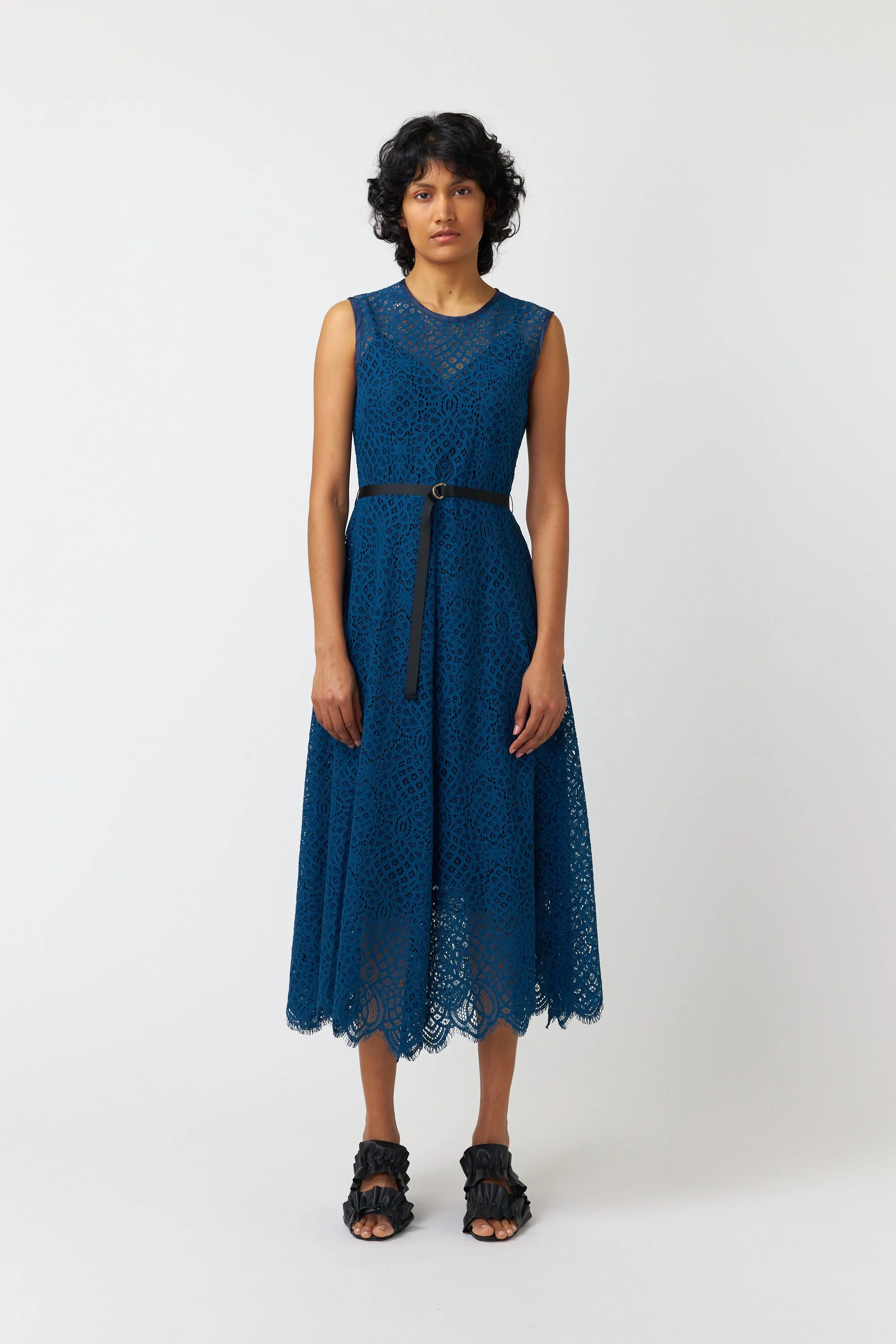 Kate Sylvester Pola Dress - Lace - Teal