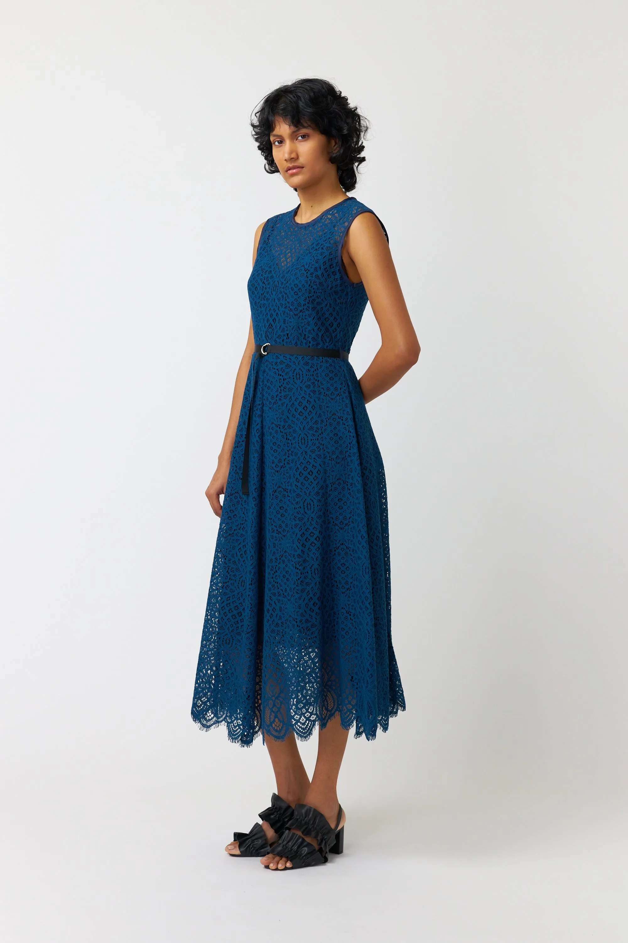 Kate Sylvester Pola Dress - Lace - Teal