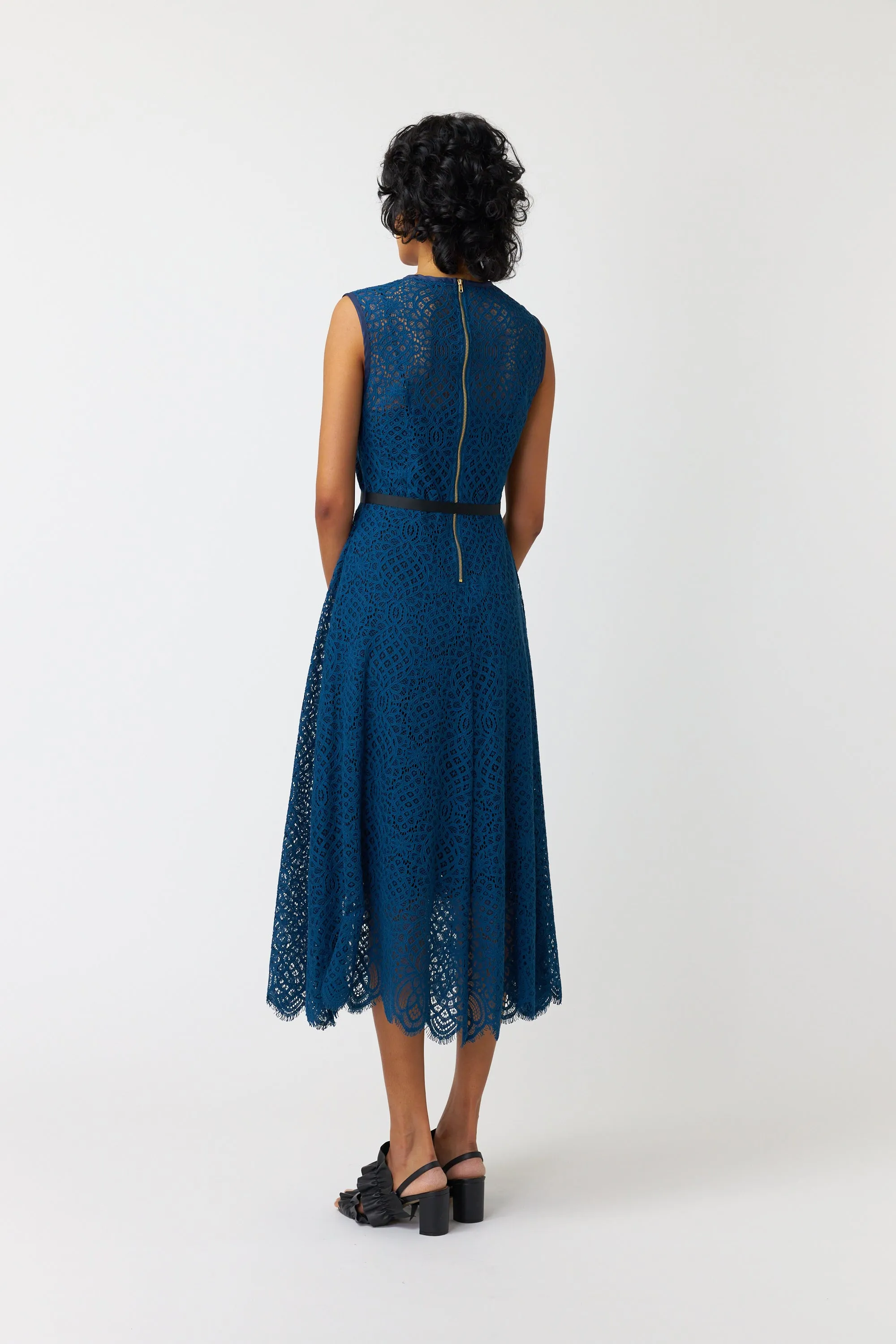 Kate Sylvester Pola Dress - Lace - Teal