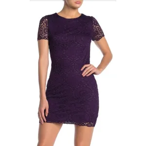 Laundry by Shelli Segal Lace Cap Sleeve Dress