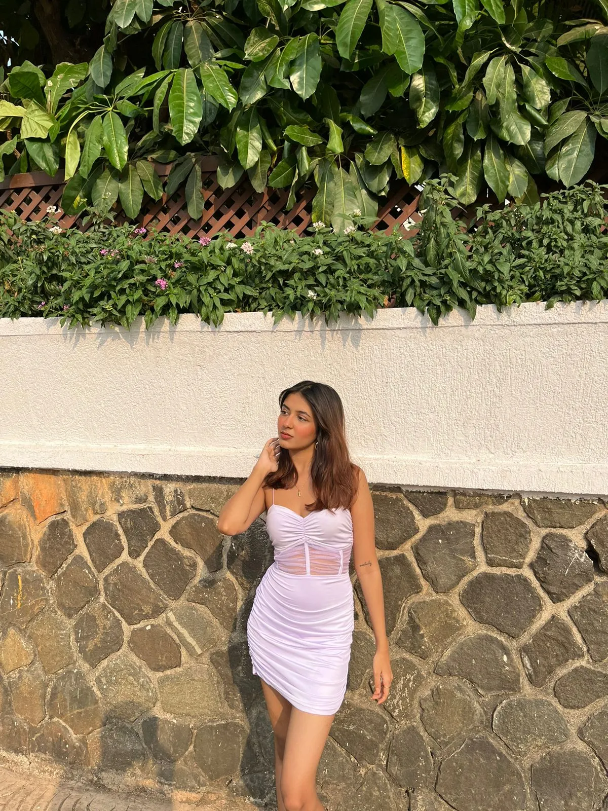 Lexy lilac dress