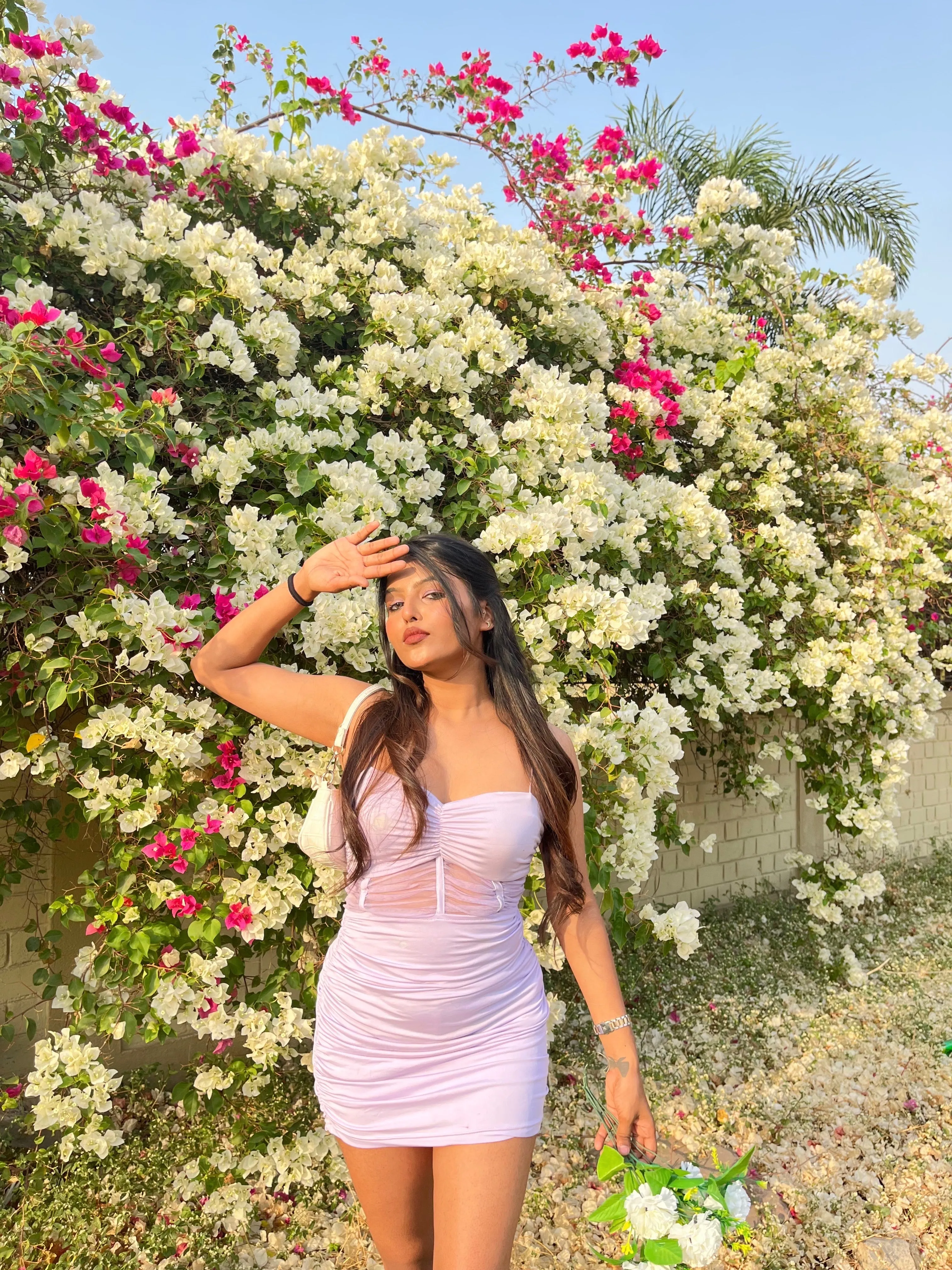 Lexy lilac dress