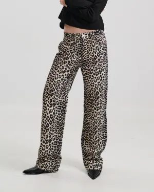 Mallory Leopard Jeans