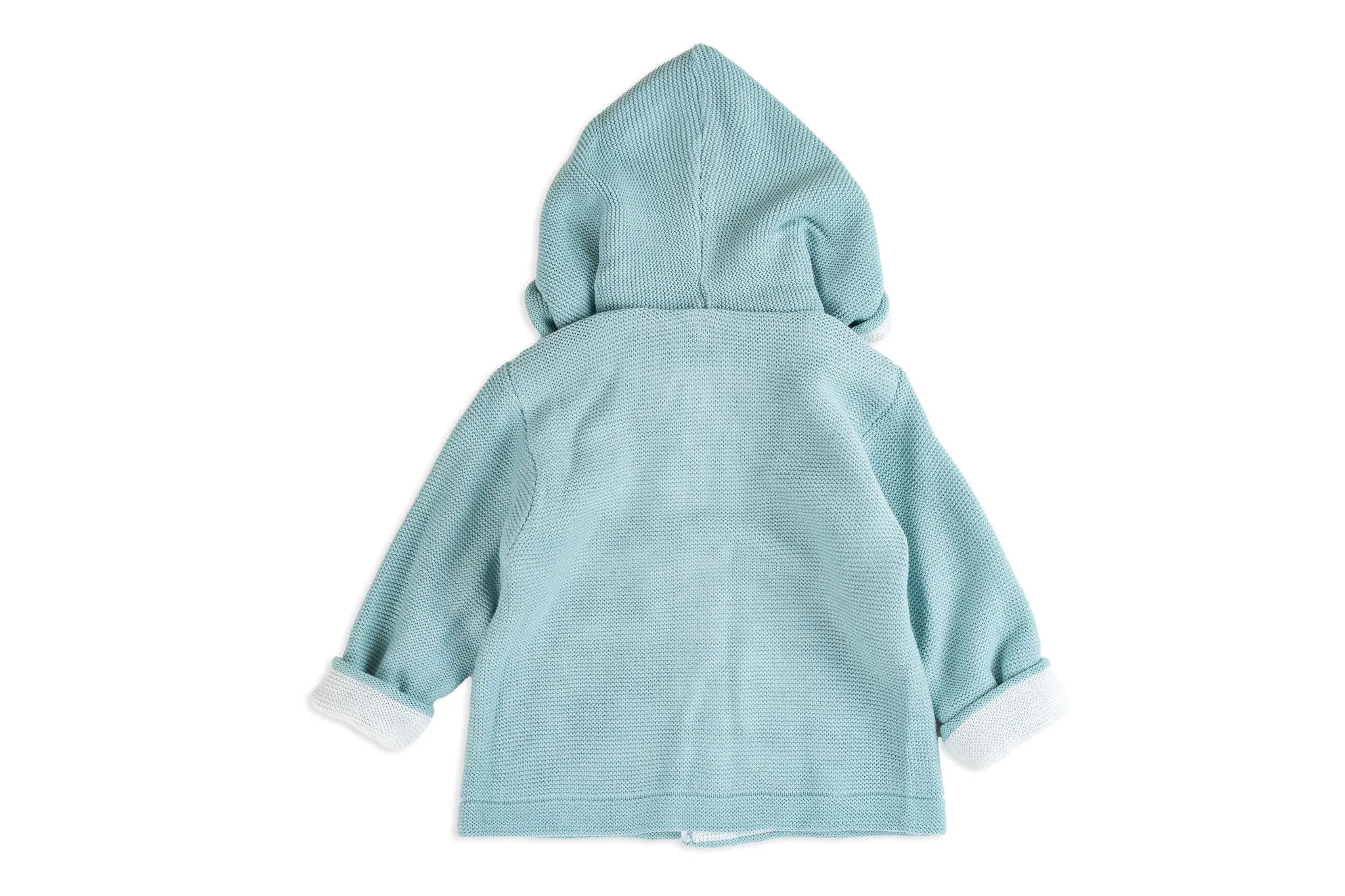 Mint Two-Piece Unisex Hooded Knit Set