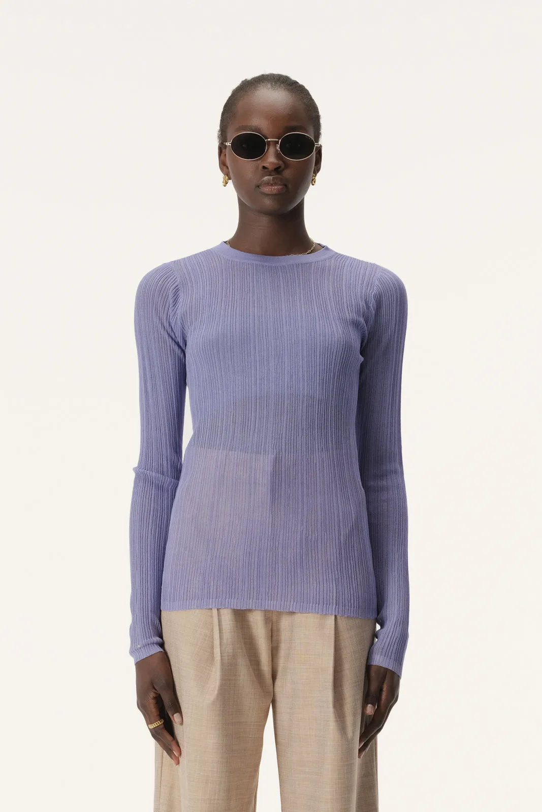 Orlanda Knit Top Violet