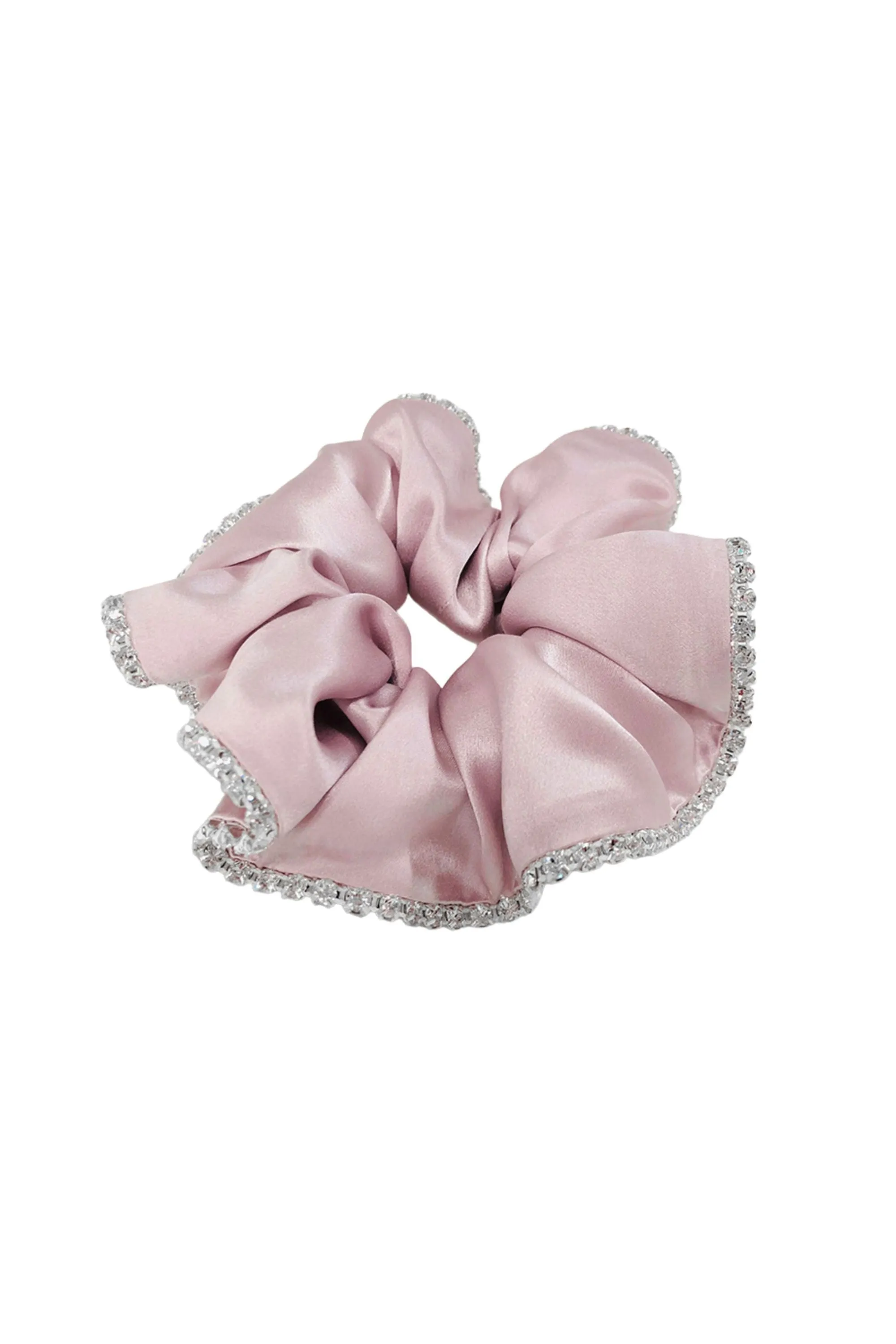 Primrose Pink Silk Scrunchie