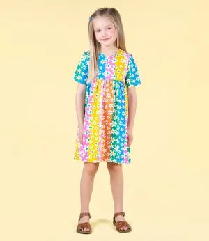 Rock Your Baby Floral Stripes Dress