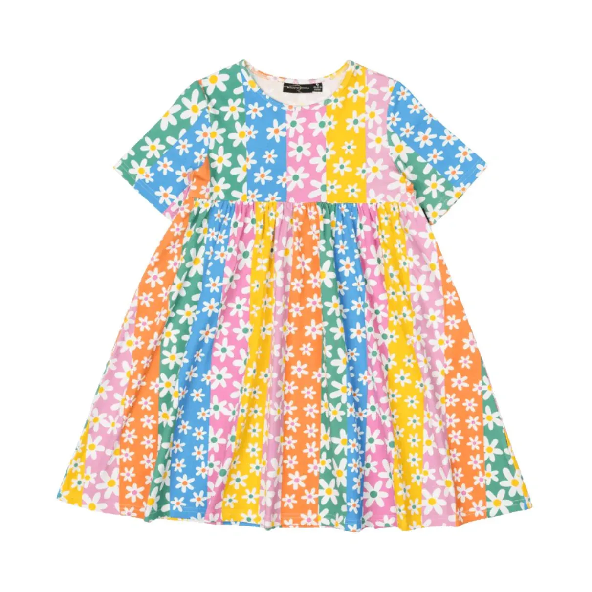 Rock Your Baby Floral Stripes Dress