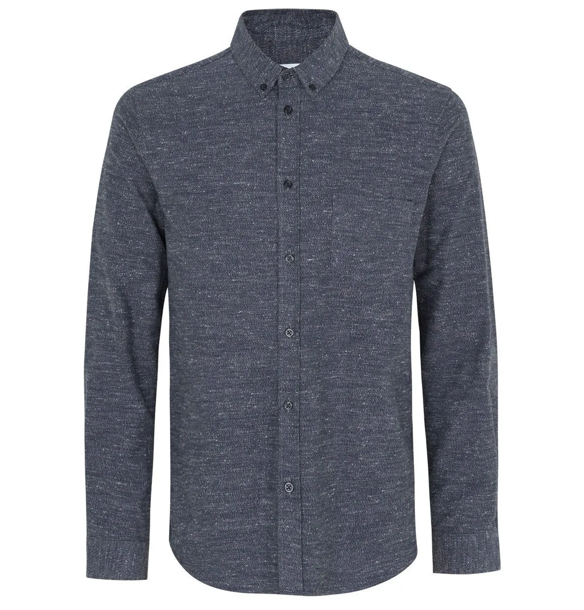 Samsoe Samsoe Liam BA Shirt – Night Sky Melange