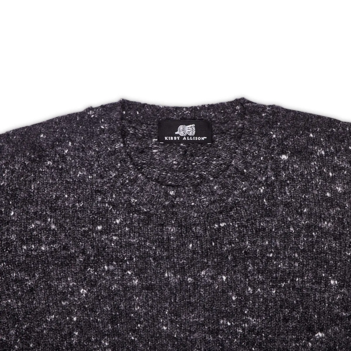 Sovereign Grade Grey Donegal Crew Neck Sweater