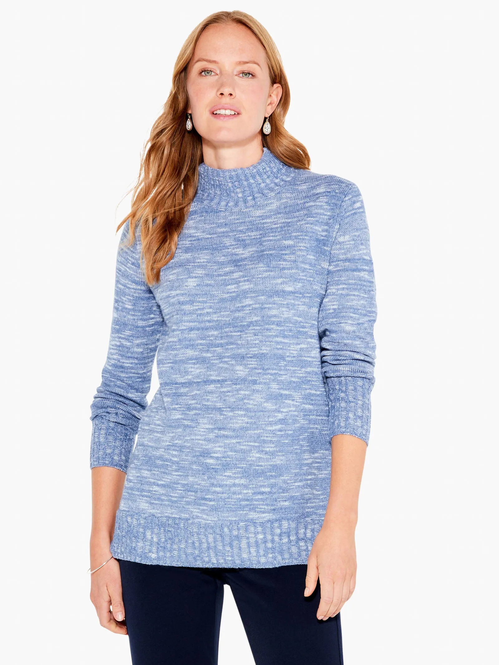 Sun Turn Sweater in Blue Mix