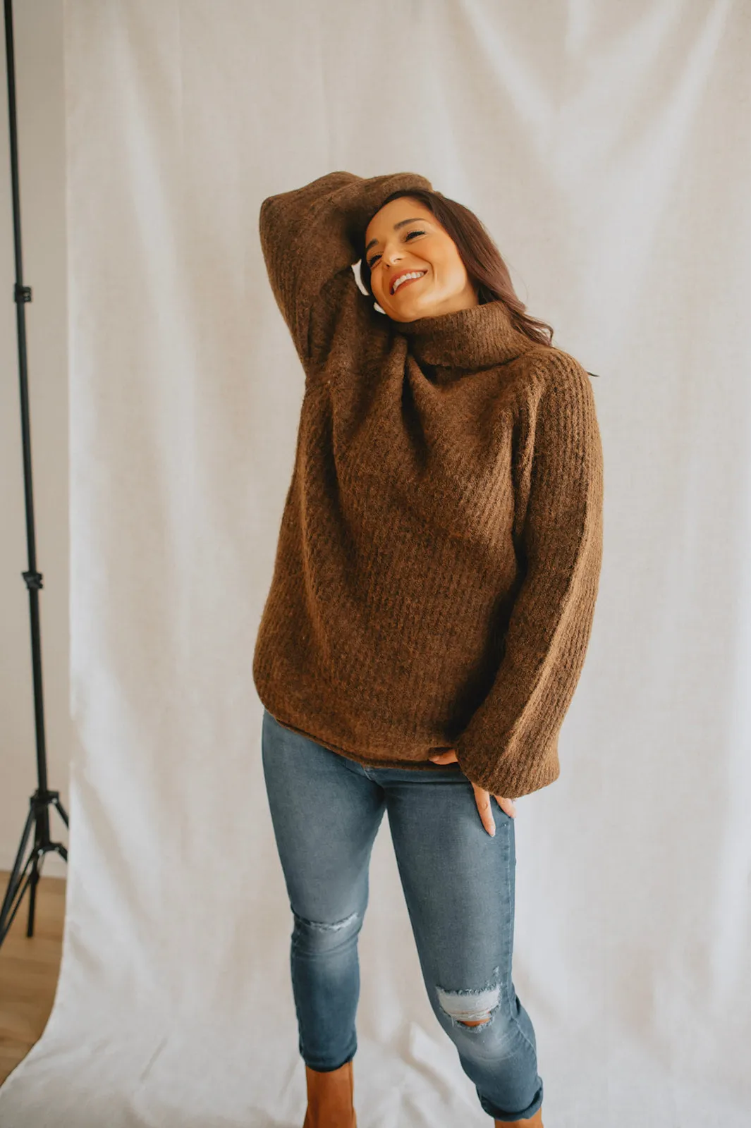 The Acacia Chunky Turtleneck Sweater