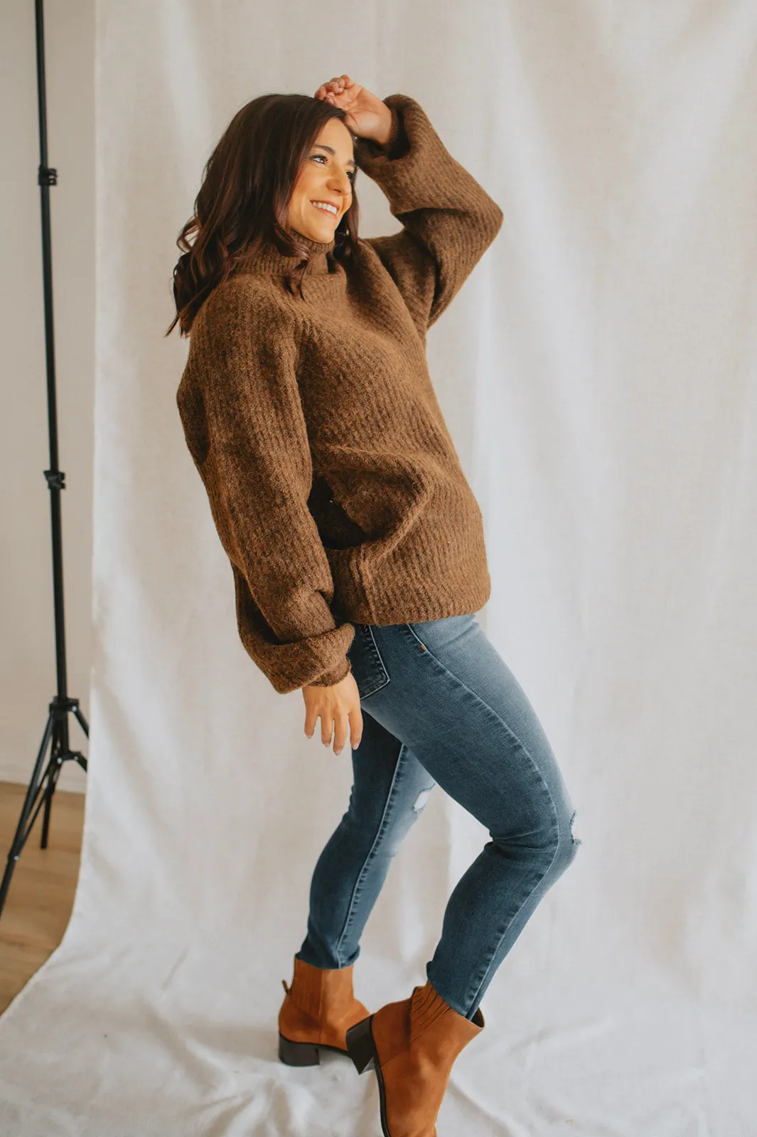 The Acacia Chunky Turtleneck Sweater