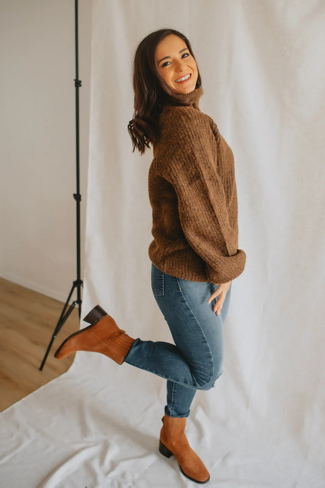 The Acacia Chunky Turtleneck Sweater