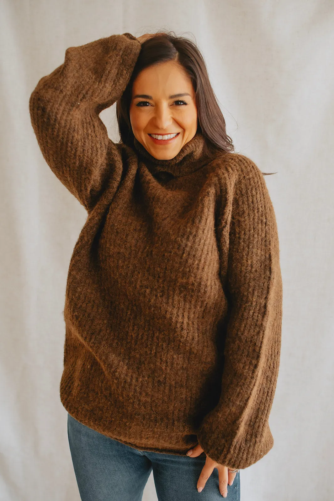 The Acacia Chunky Turtleneck Sweater