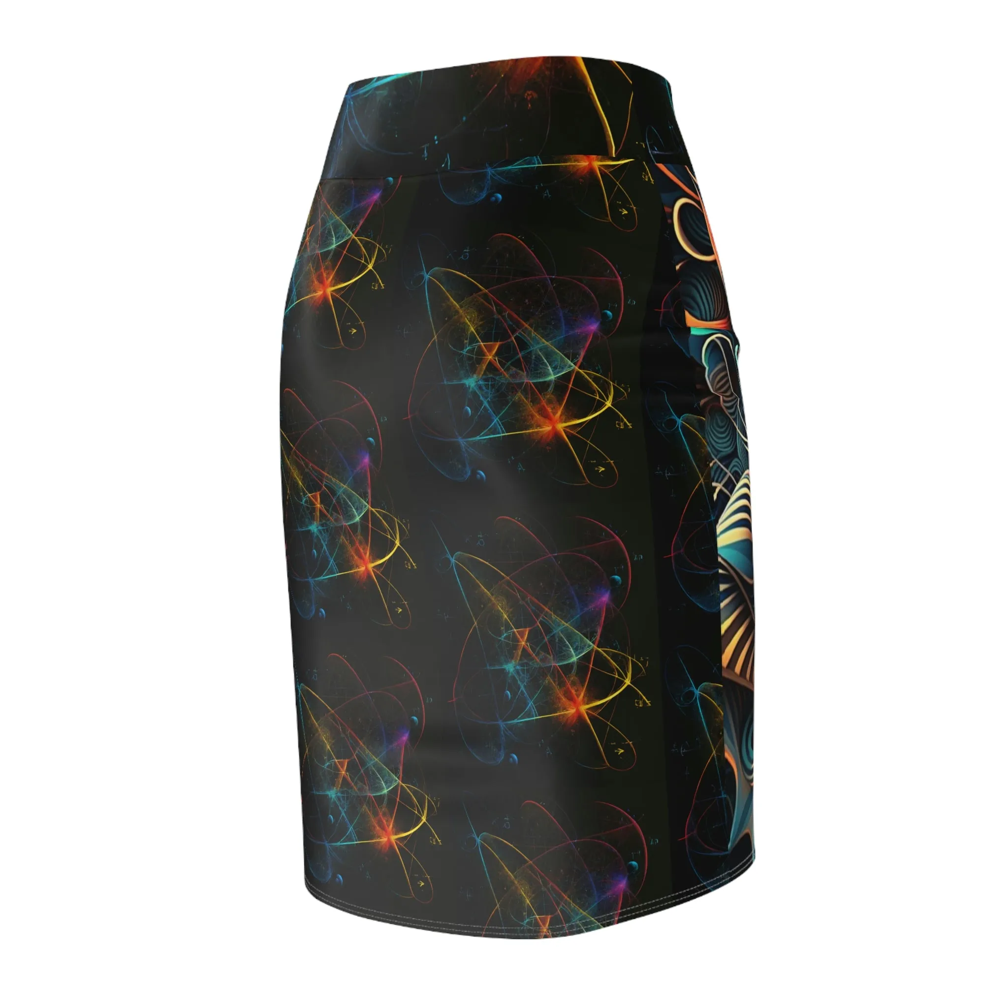 Trippy All Seeing Eye Women's Pencil Skirt