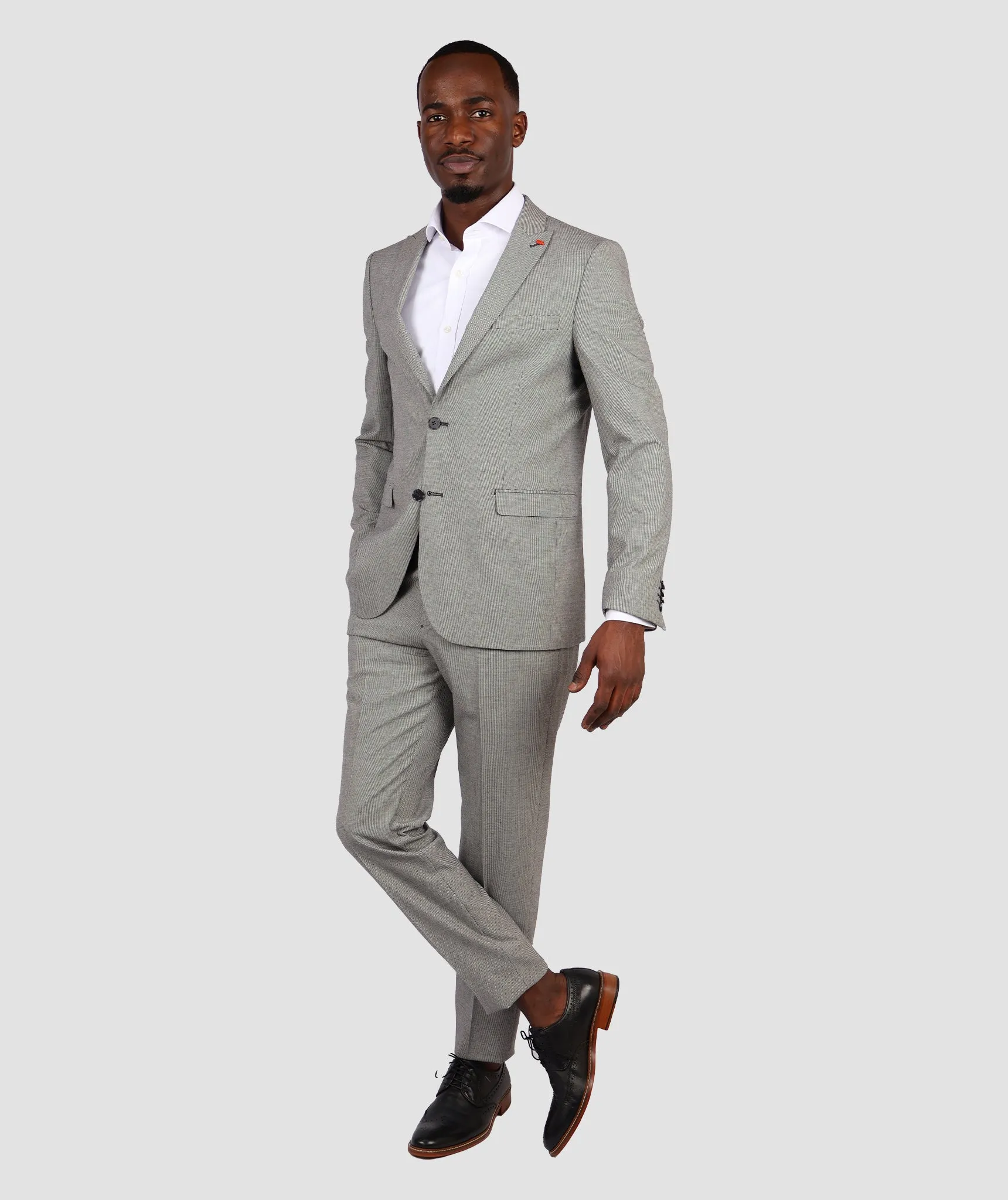 TWN Grey Slim Fit Suit